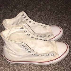 white high top converse